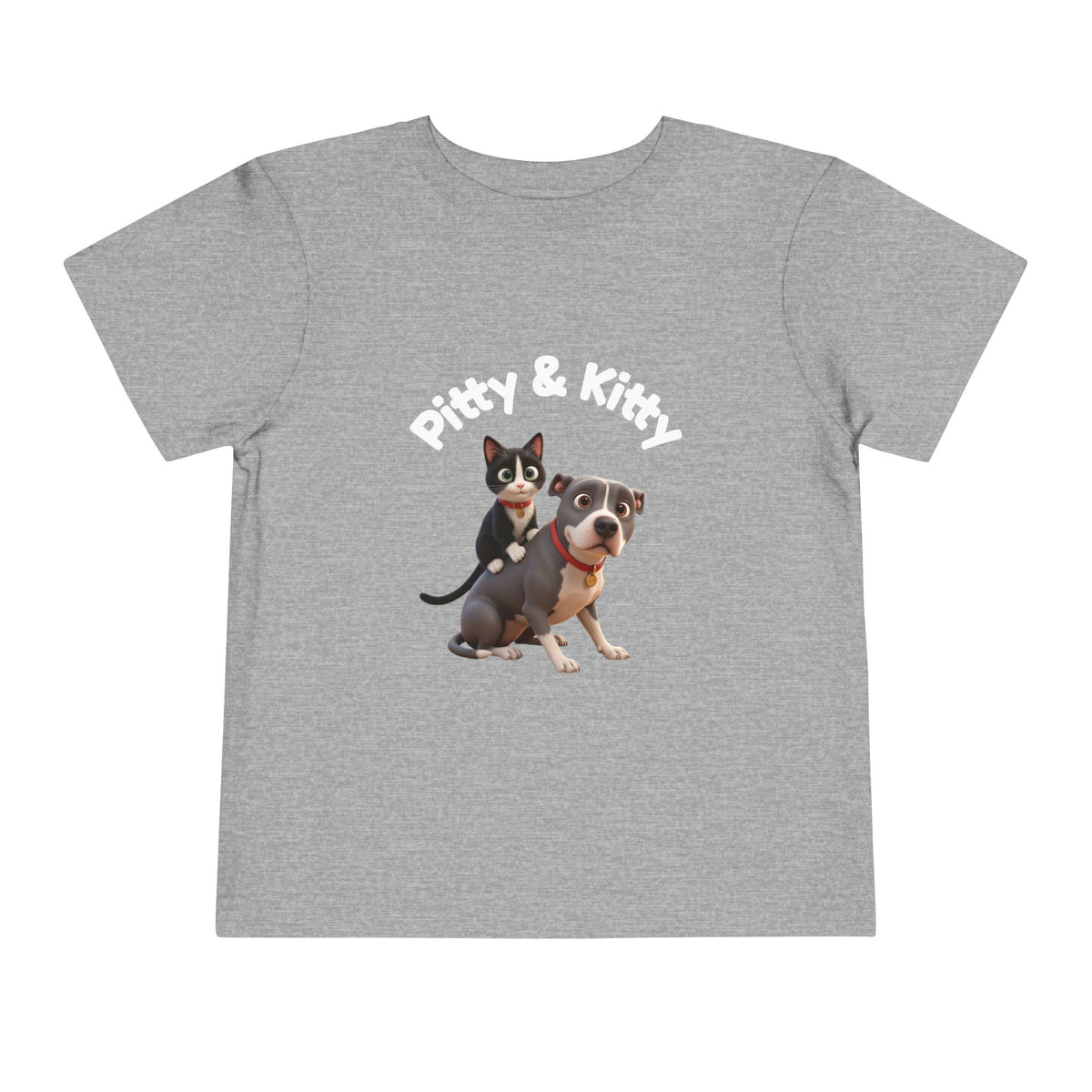 Pitty & Kitty  | Cute Animal Kids Shirt