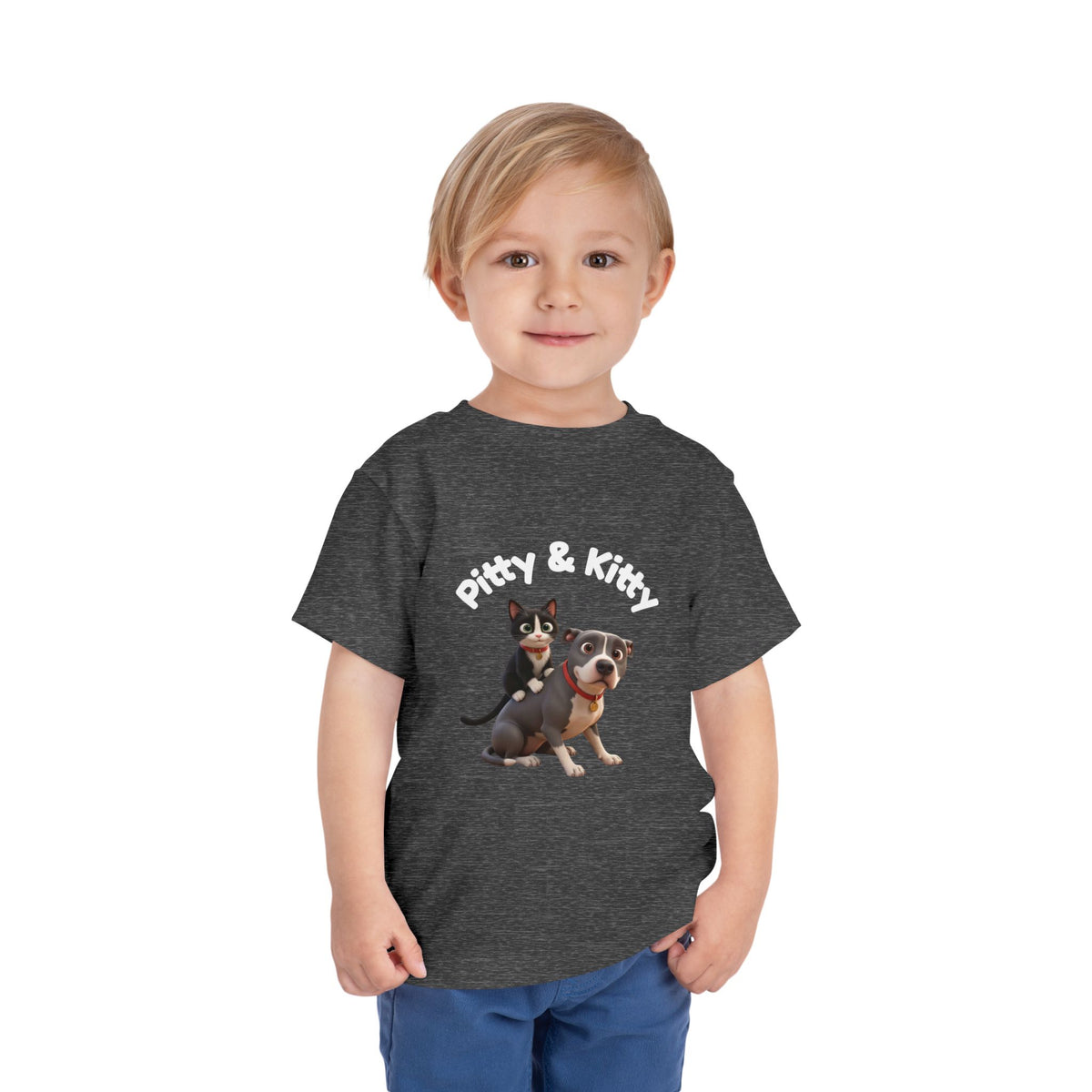Pitty & Kitty  | Cute Animal Kids Shirt