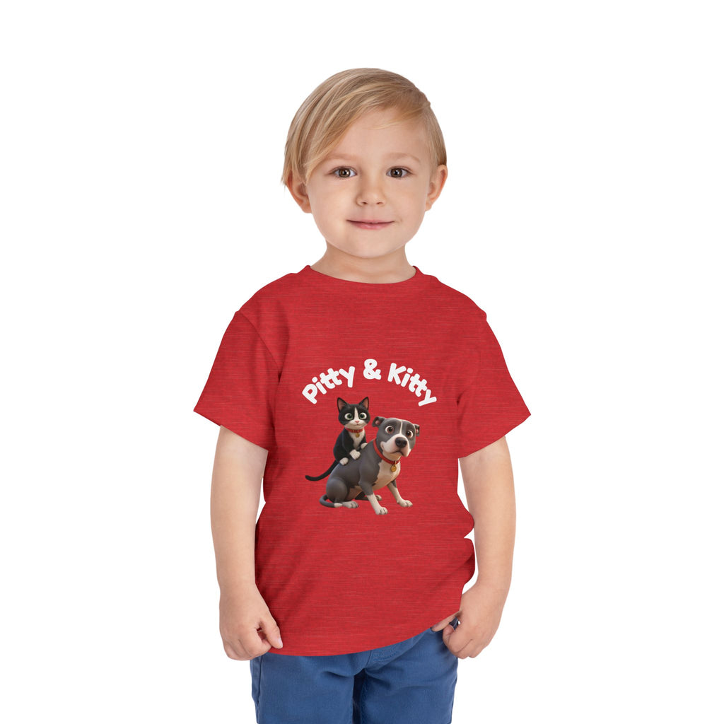 Pitty & Kitty  | Cute Animal Kids Shirt