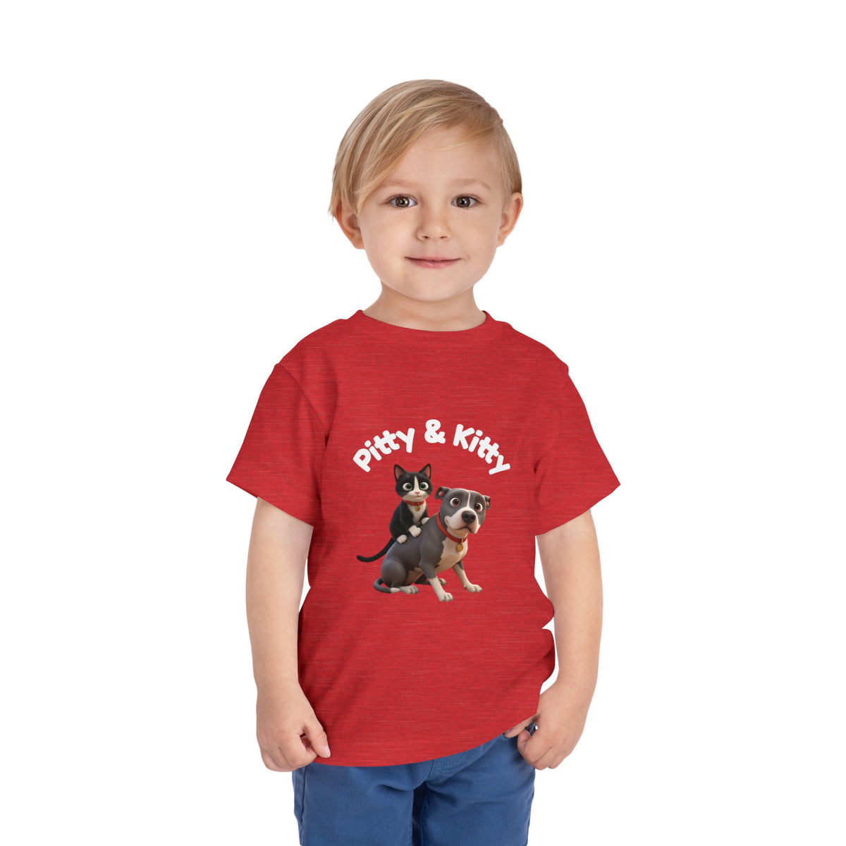 Pitty & Kitty  | Cute Animal Kids Shirt