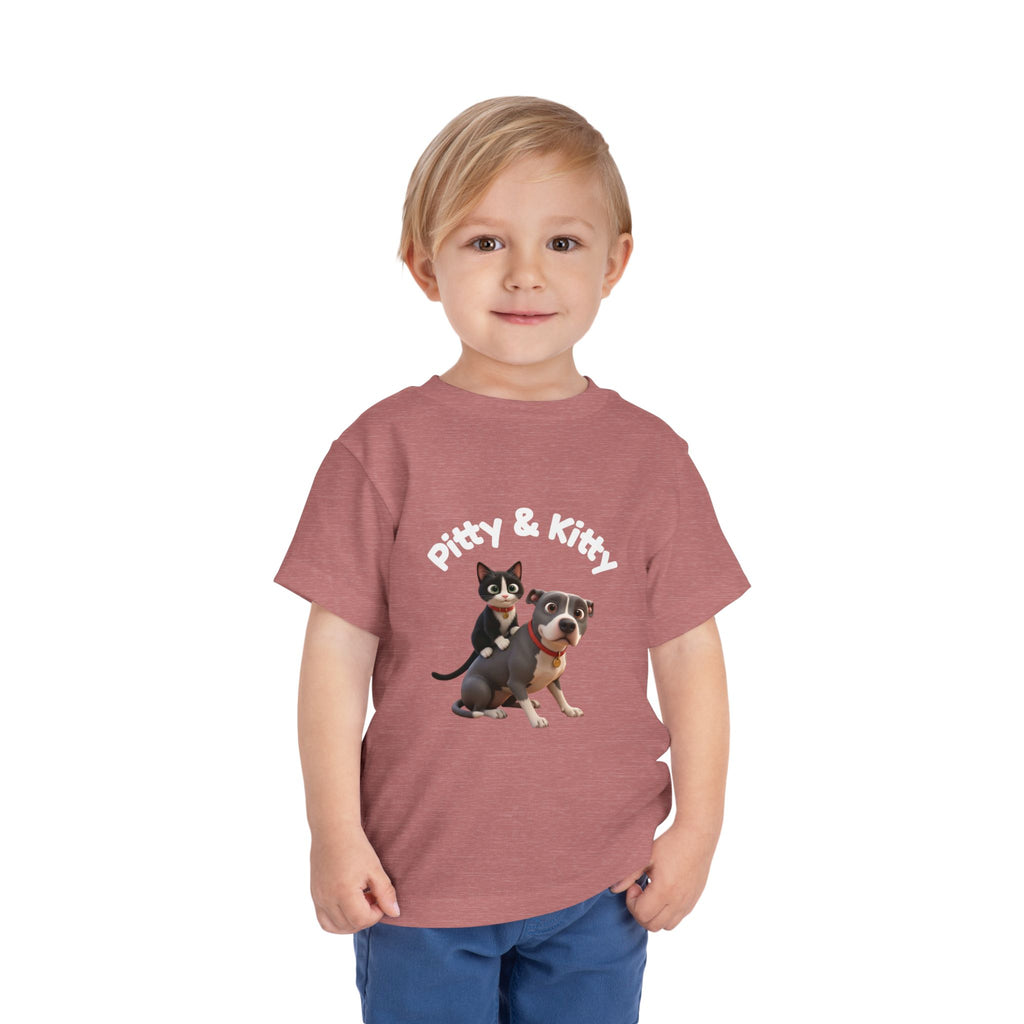 Pitty & Kitty  | Cute Animal Kids Shirt