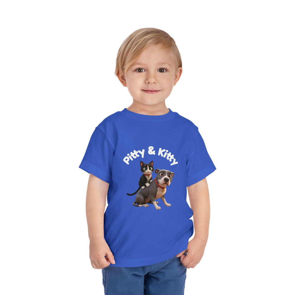 Pitty & Kitty  | Cute Animal Kids Shirt