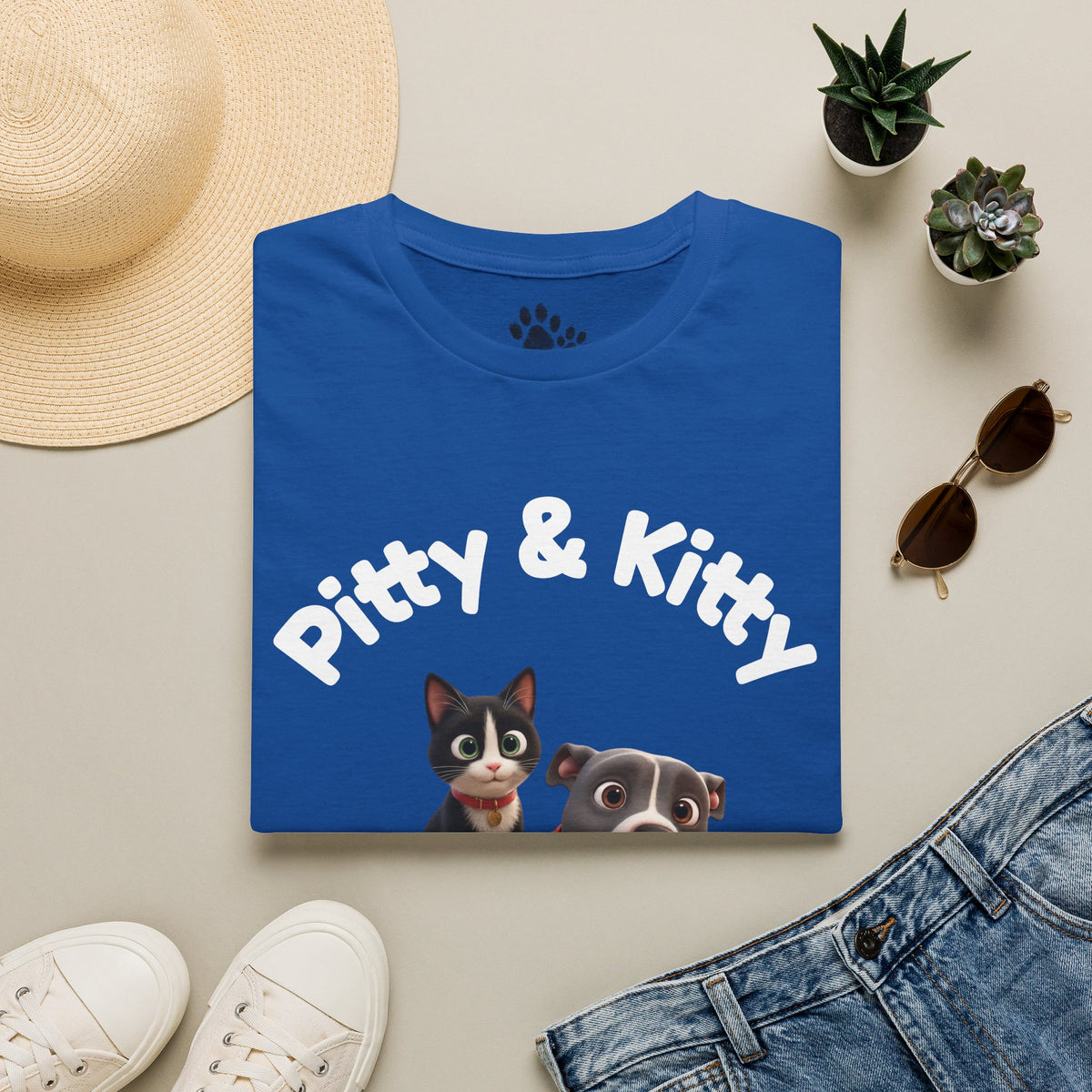 Pitty & Kitty — Friends Graphic Tee