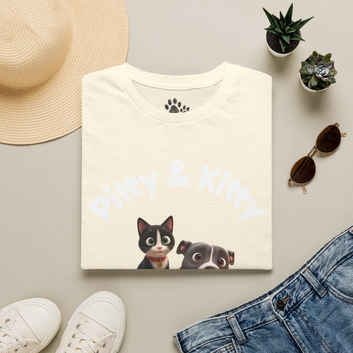 Pitty & Kitty — Friends Graphic Tee