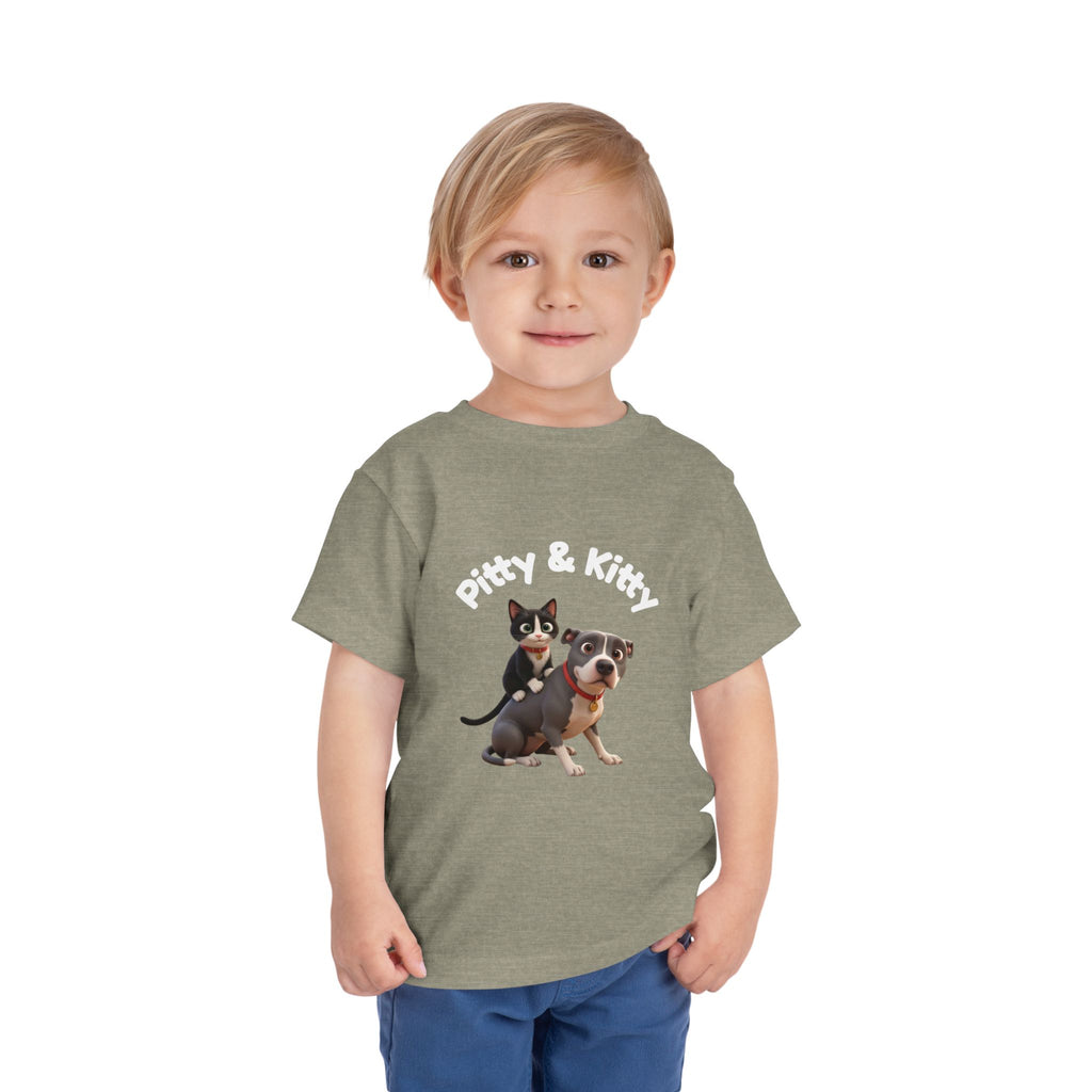 Pitty & Kitty  | Cute Animal Kids Shirt