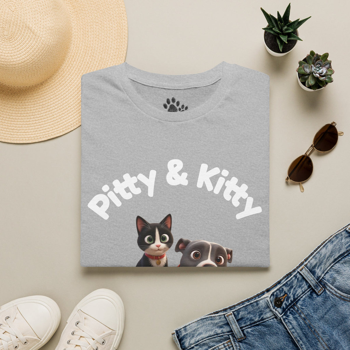 Pitty & Kitty — Friends Graphic Tee