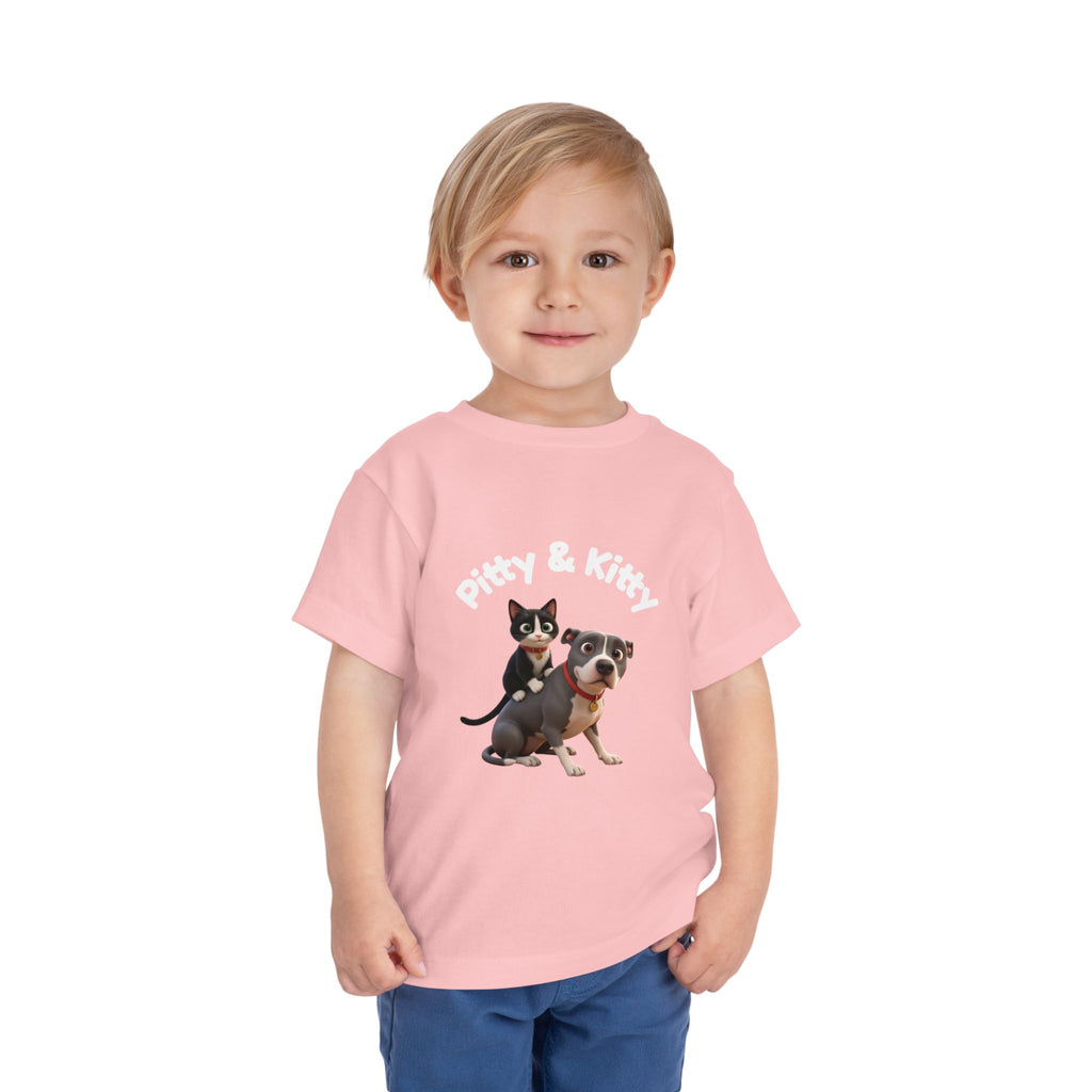 Pitty & Kitty  | Cute Animal Kids Shirt