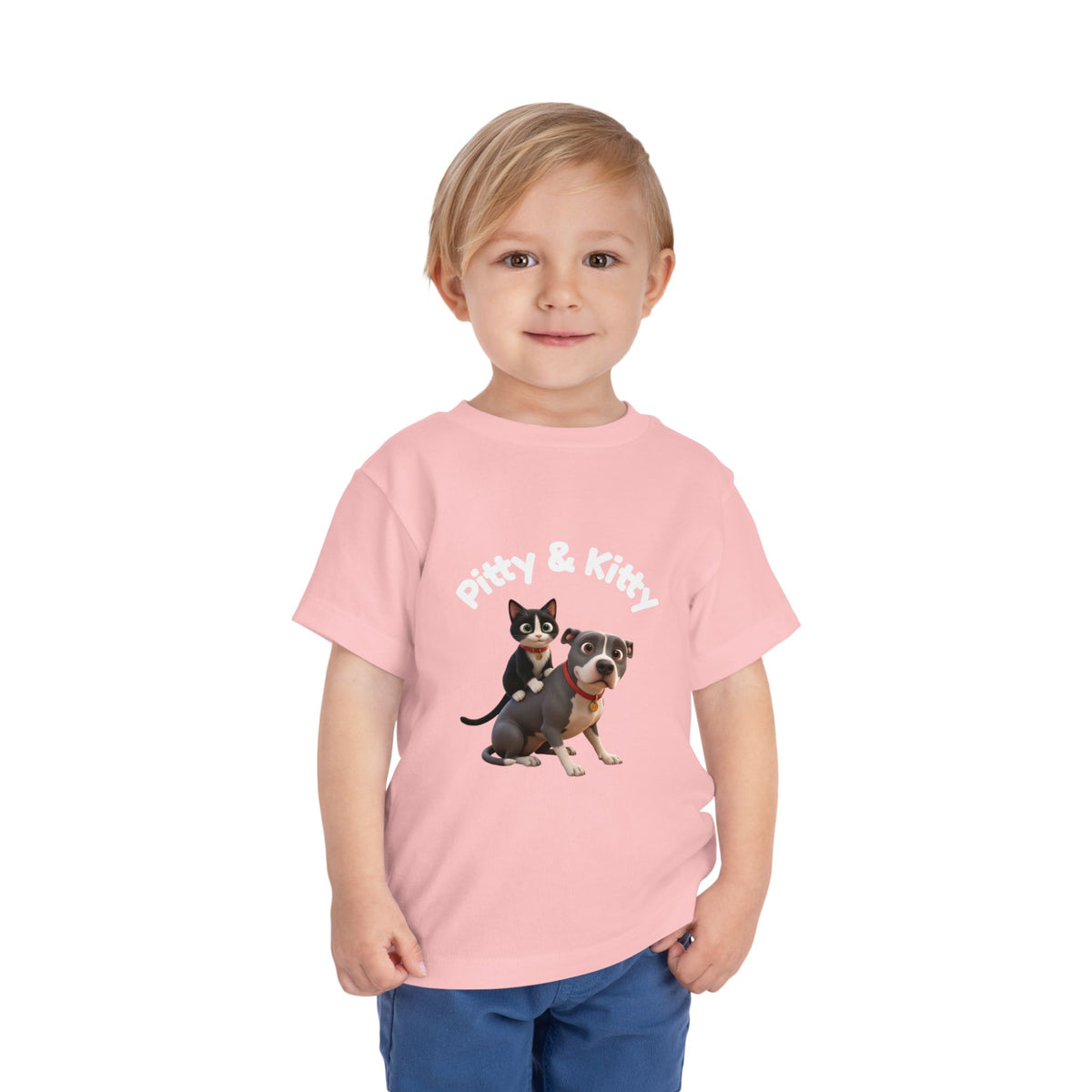 Pitty & Kitty  | Cute Animal Kids Shirt